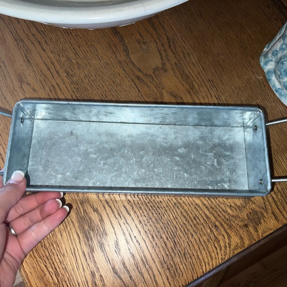 Small Galvanized Tray - Picture 2 of 2